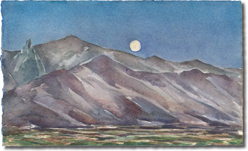 Sierra Moonset